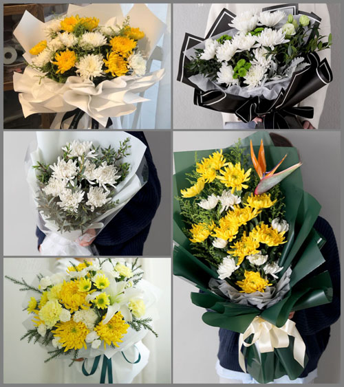 河南洛阳洛龙区寇店镇白事花束代送